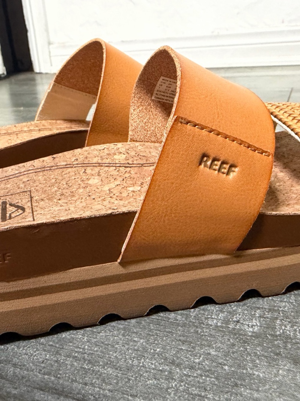 Reef Cushion Vista Hi Wedge Sandal Size 7 - Picture 12 of 12
